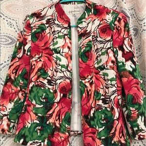 Evan Picone Floral Jacket